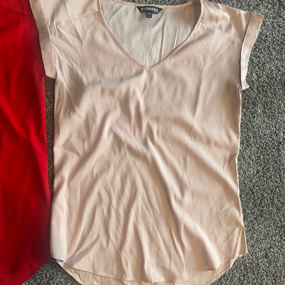 Express Red and Pink Short Sleeve T-Shirts - Picture 3 of 5